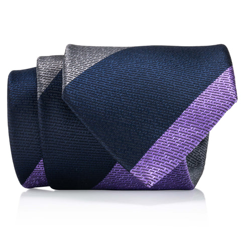 Grey Purple Stripe - Standard