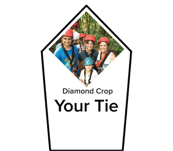 Custom Peel and Stick Photo Tie Patch (add to your own tie)