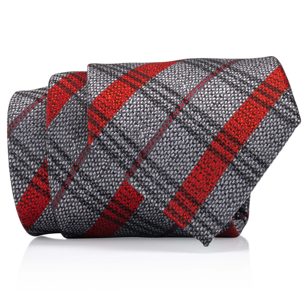 Grey Red Plaid - Standard