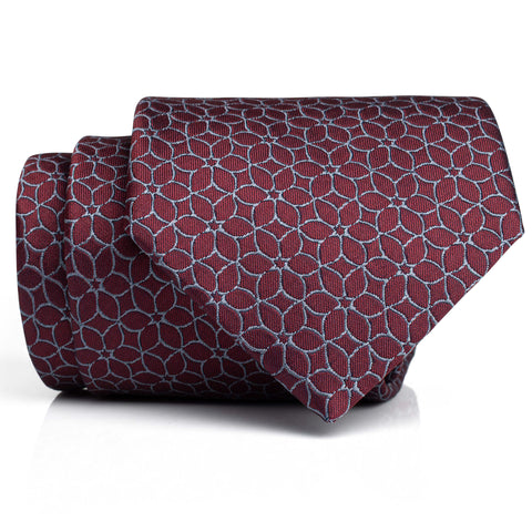 Burgundy Silver Floral - Skinny