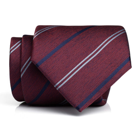 Burgundy Grey Stripe - Standard