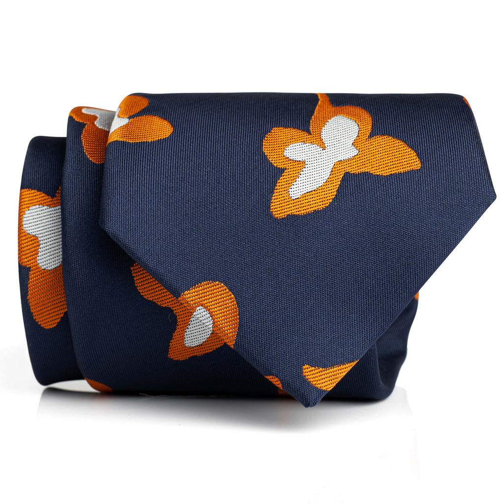Navy Orange Floral - Standard