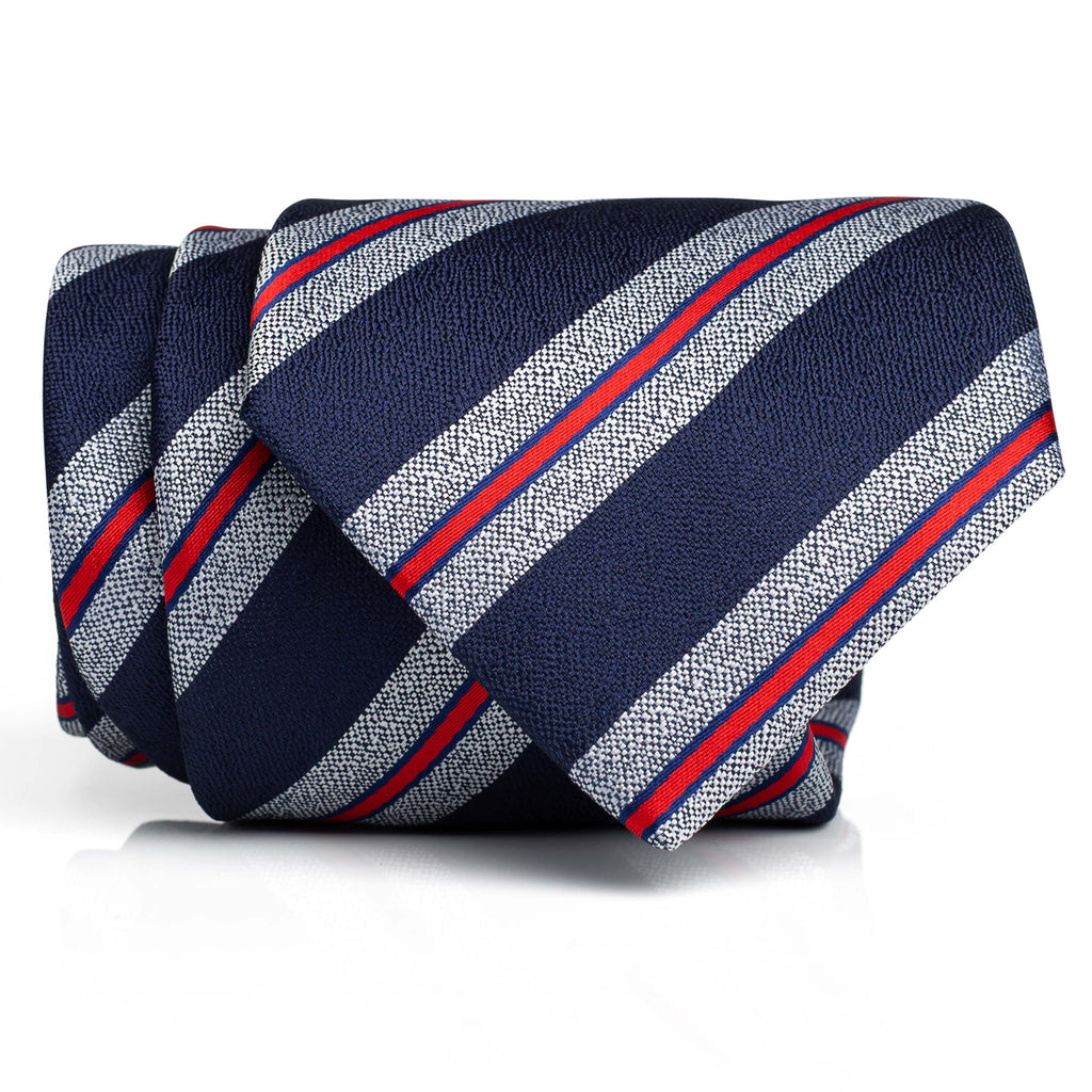 Navy Grey Stripe - Standard