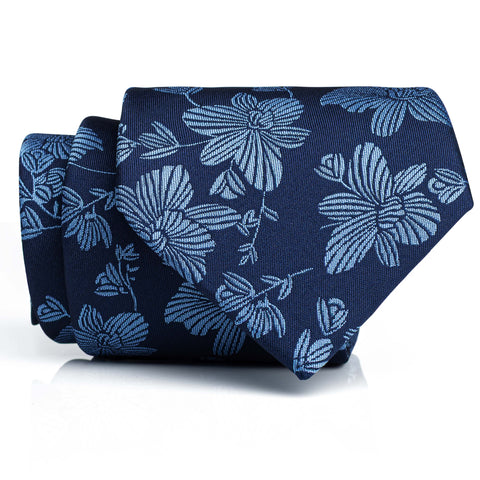 Navy Blue Floral - Standard