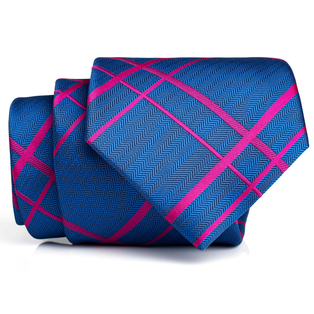 Blue Pink Plaid- Standard