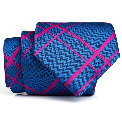 Blue Pink Plaid- Standard