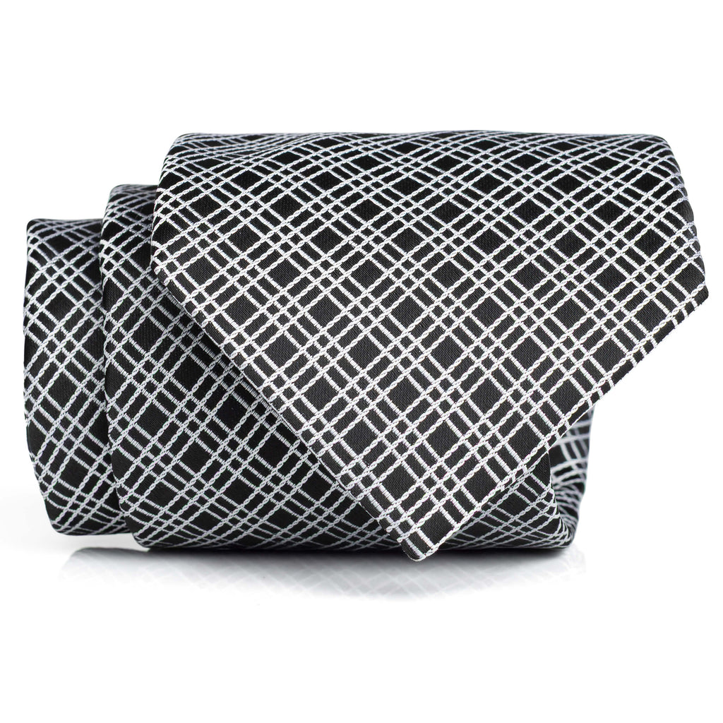 Black Silver Plaid - Standard
