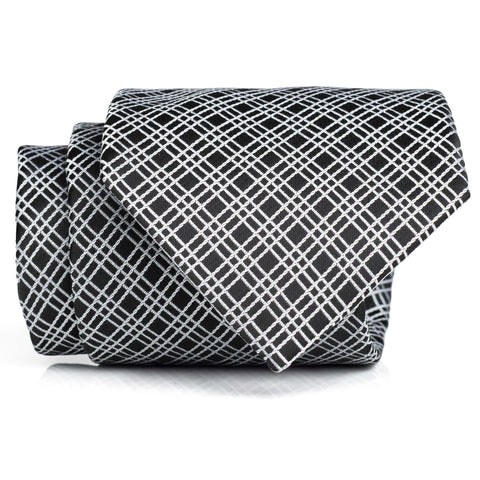 Black Silver Plaid - Standard