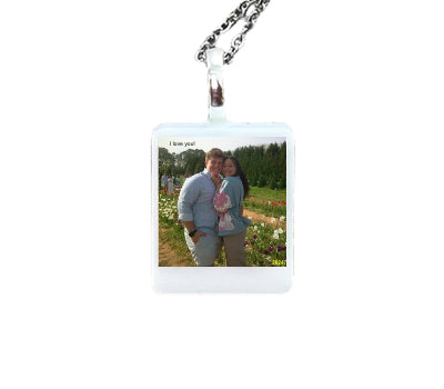Custom Polaroid Necklace (Center Hang)