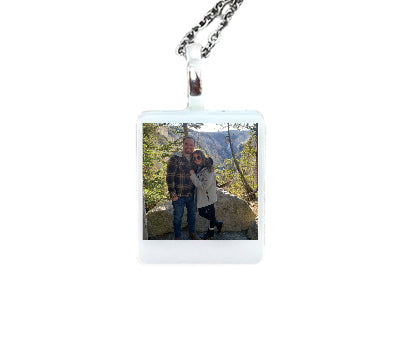 Custom Polaroid Necklace (Center Hang)