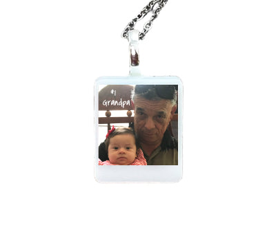 Custom Polaroid Necklace (Center Hang)