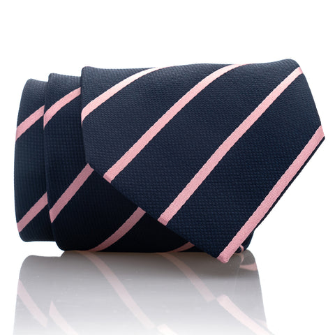 Navy Pink Stripe - Standard