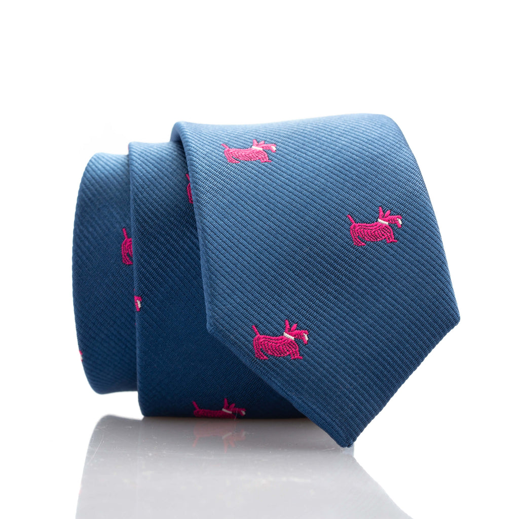 Blue Dogs Youth Skinny Tie