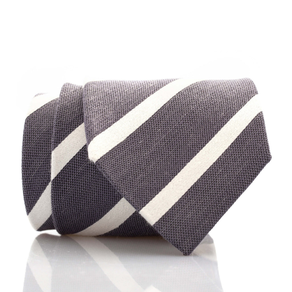 Grey White Stripe - Standard